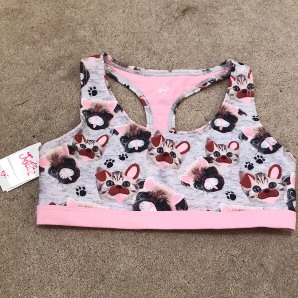 ✰justice sports bra